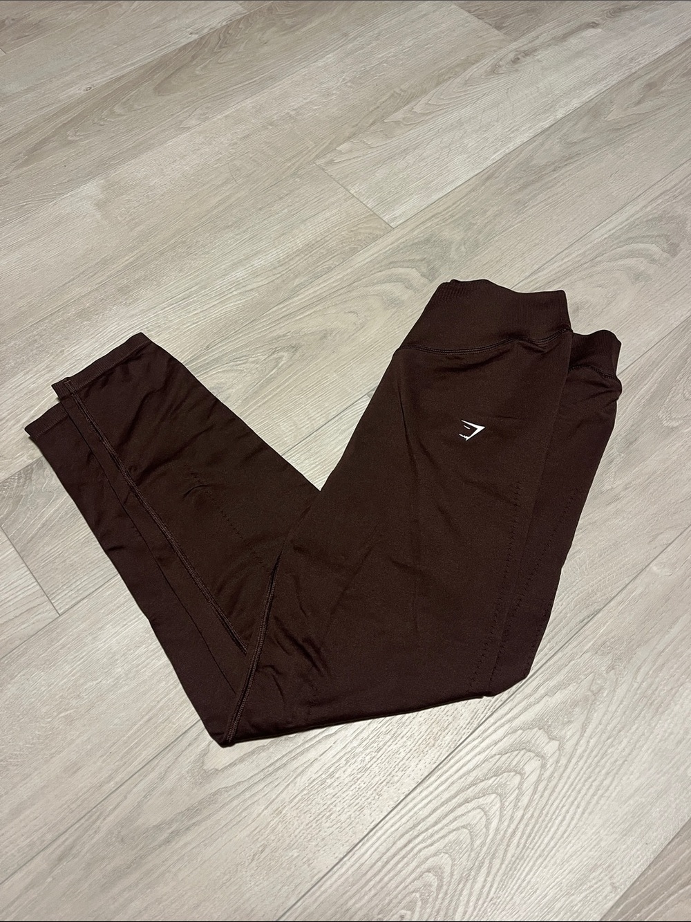 Gymshark Dark Brown Women's Joggers — Slim Athletic Sweatpants